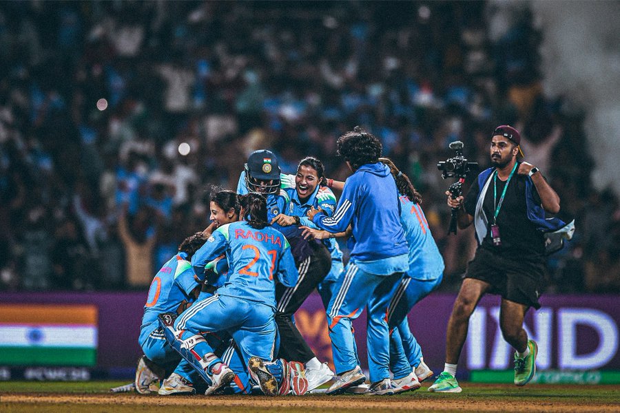 Women’s Cricket Team Wins the World Cup for the First Time
