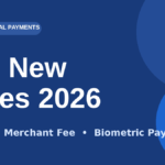 UPI New Rules 2026 featured graphic covering limits, merchant fee and biometric payments